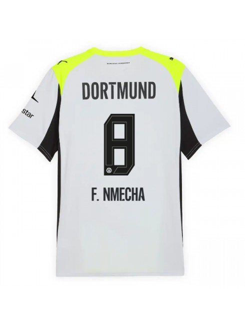 Borussia Dortmund Felix Nmecha #8 Replika Borta Kläder 2025-26 Kortärmad Borussia Dortmund Felix Nmecha #8 Replika Borta Kläder 2025-26 Kortärmad